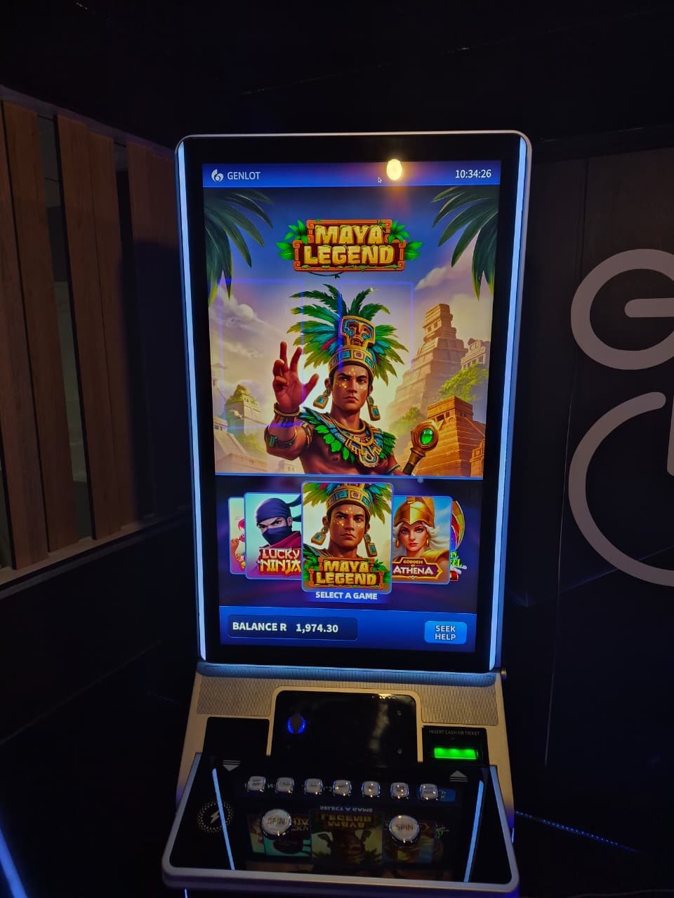 Slot Cabinet – Game Lobby